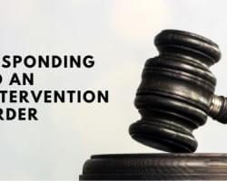 Responding to an intervention order