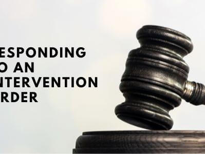 Responding to an intervention order